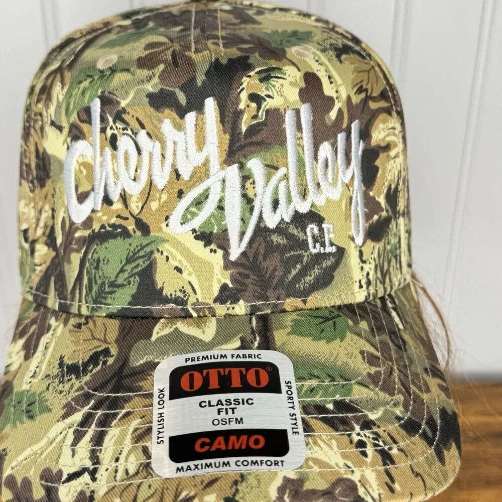 Carter Faith Cherry Valley COUNTRY MUSIC Otto Camo Trucker SnapBack Hat Cap OS